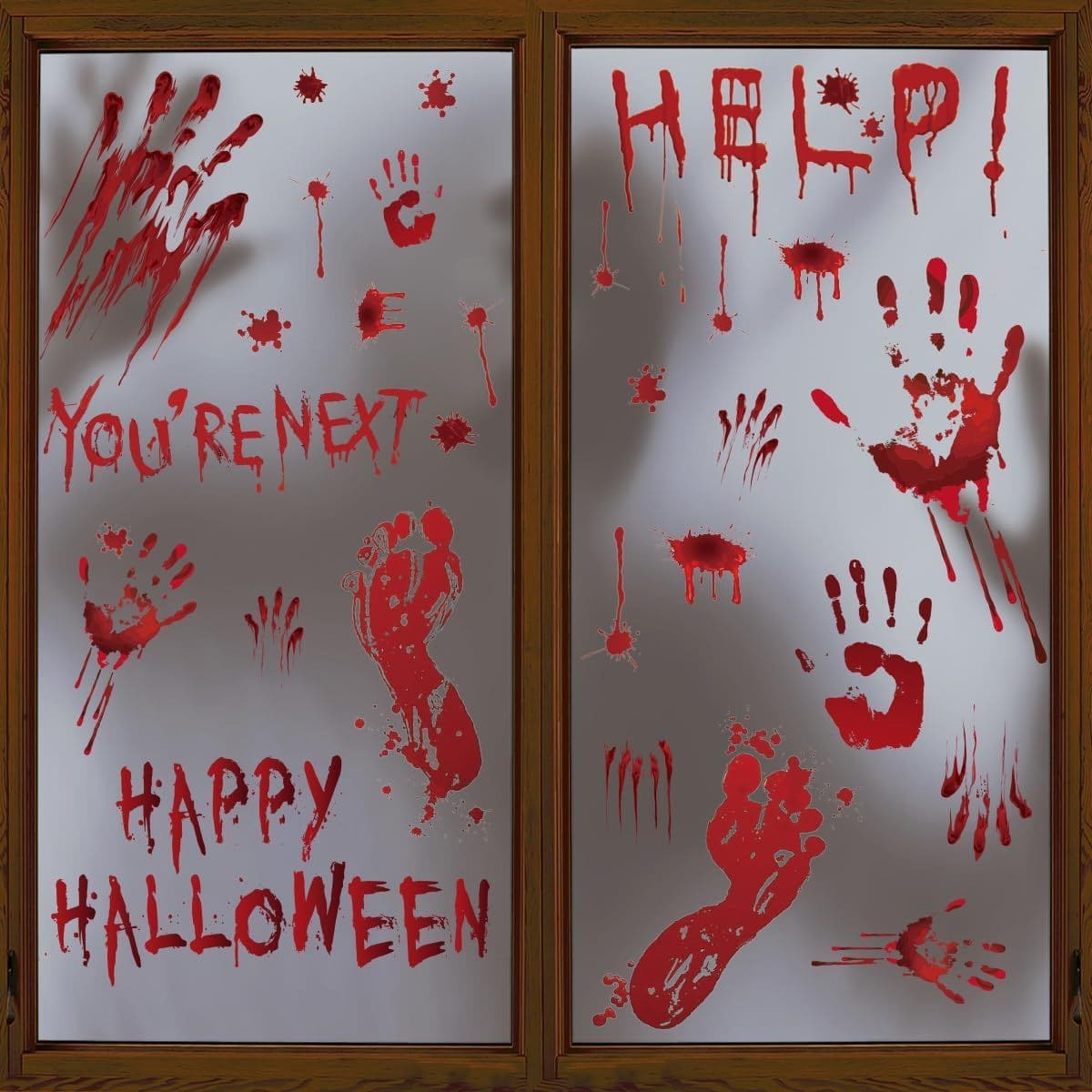 Bloody Message Window Decals