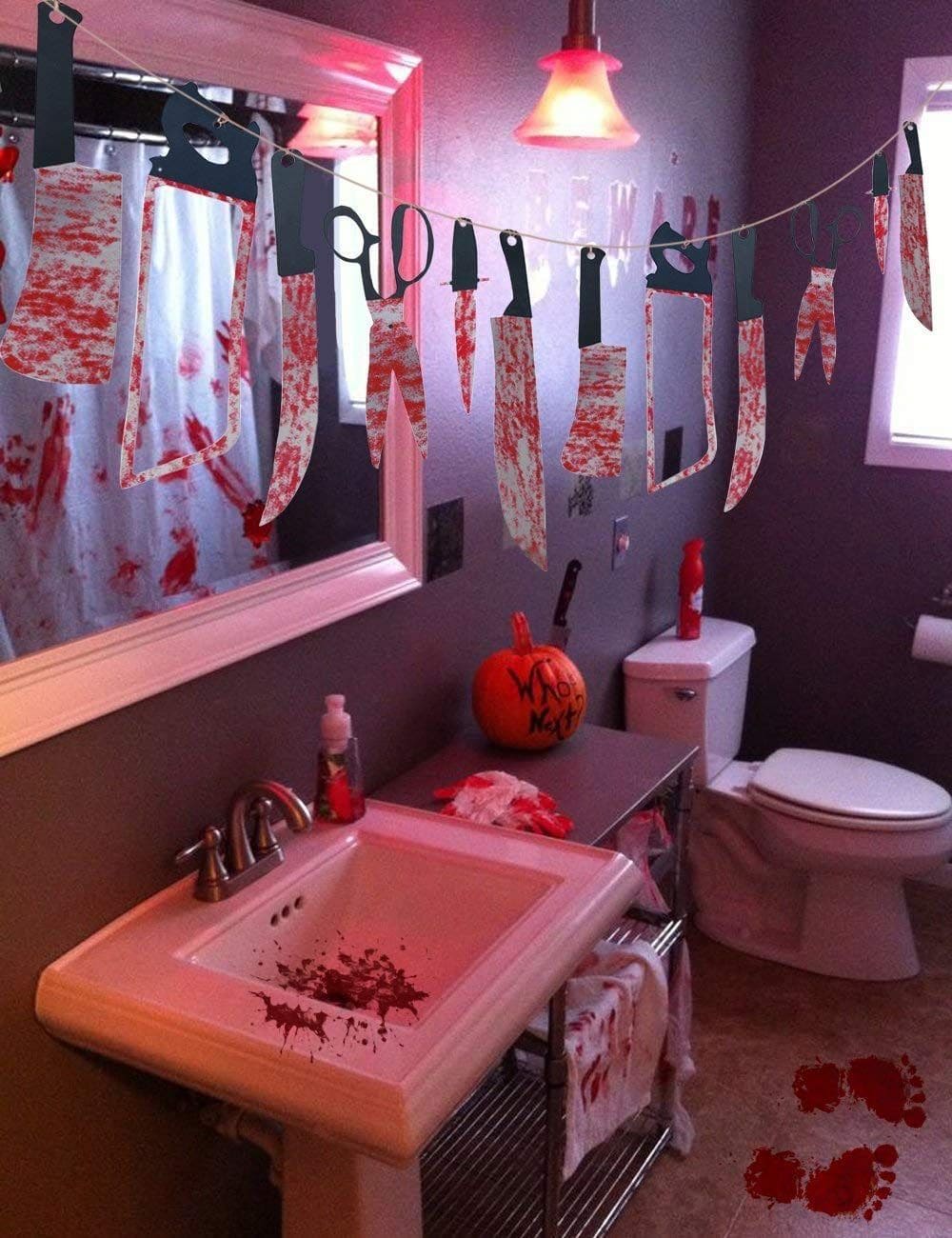 Bloody Murder Scene Bathroom Setup
