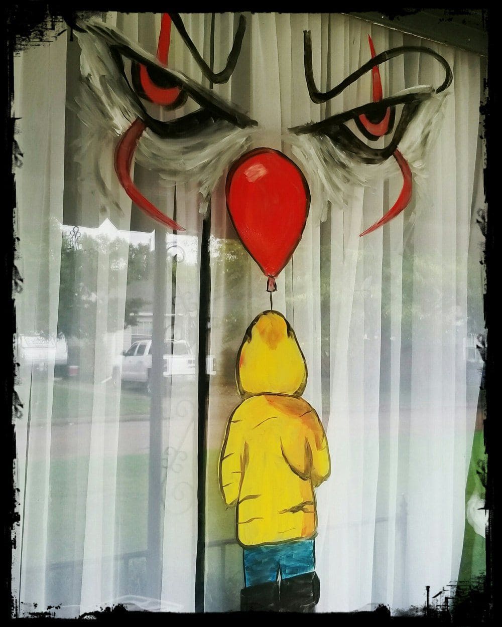 IT-Inspired Pennywise Window Scene