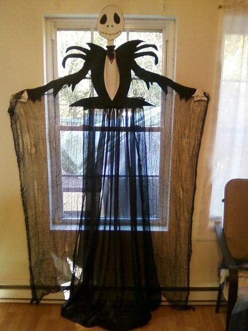 Jack Skellington Window Drape