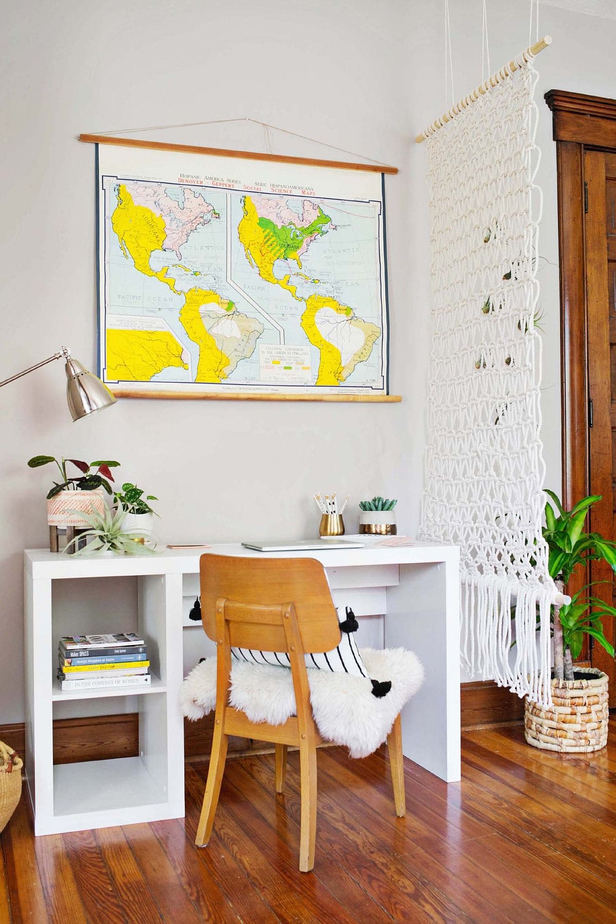 Macrame Hanging Divider