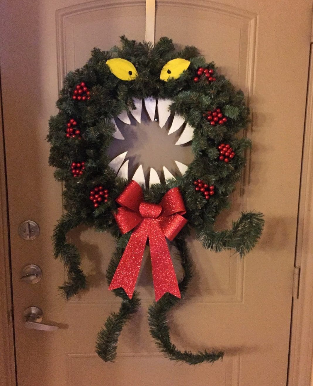 Monster Wreath with a Wicked Bite