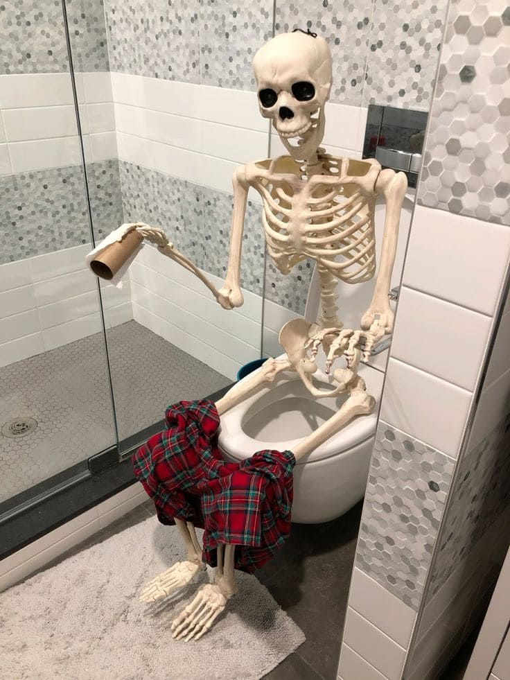 Skeleton on the Throne
