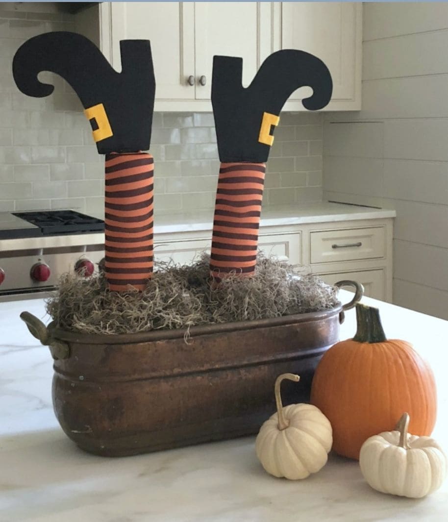 Witch Crash Landing Centerpiece