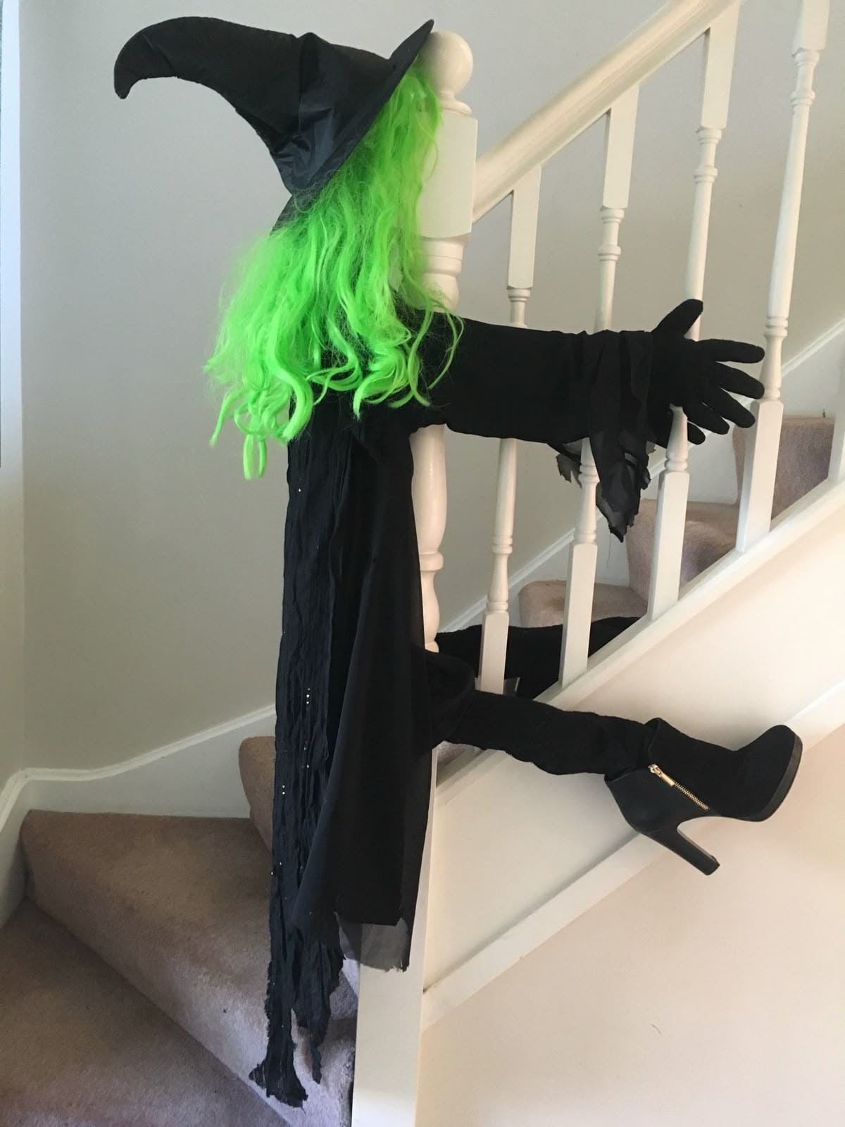 Witch Crash Staircase Prank