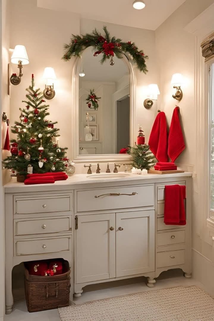 Cheerful Vanity Christmas Glow