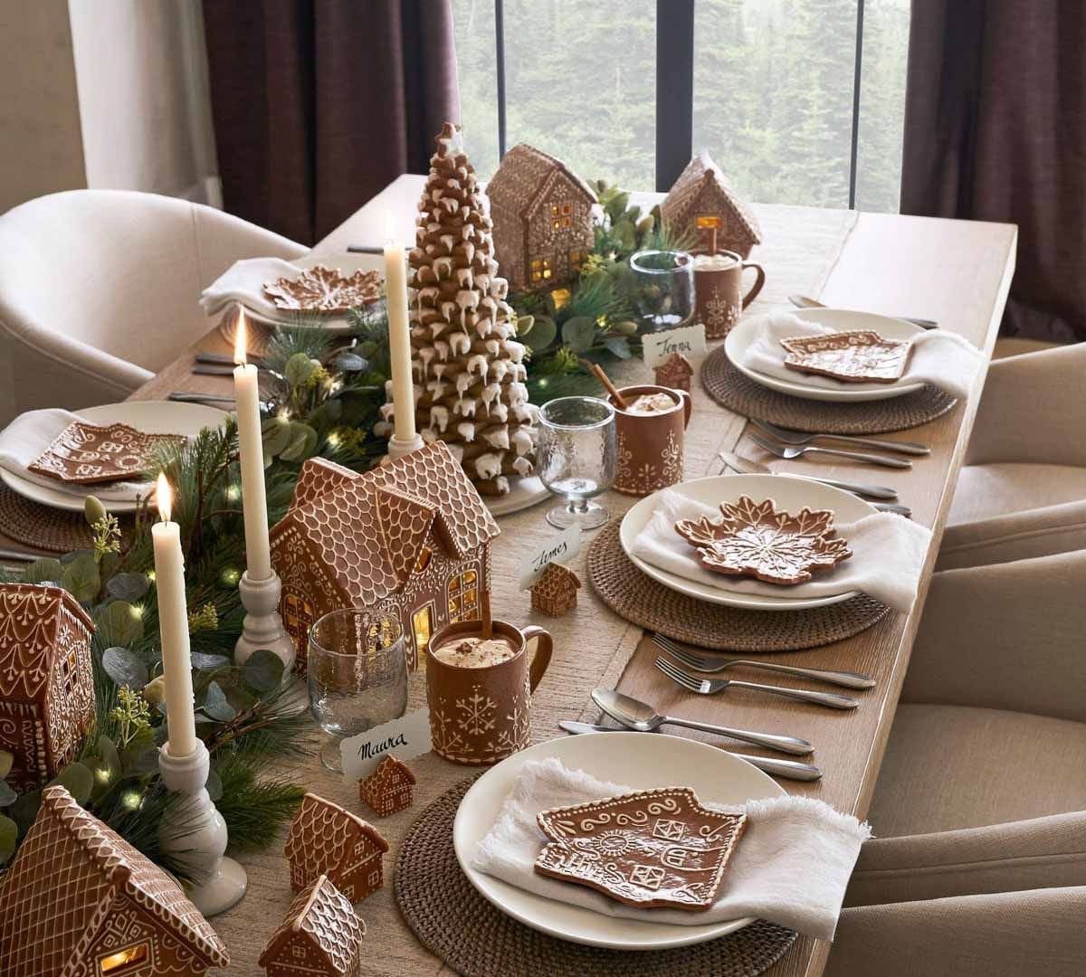 Gingerbread Wonderland Christmas Table