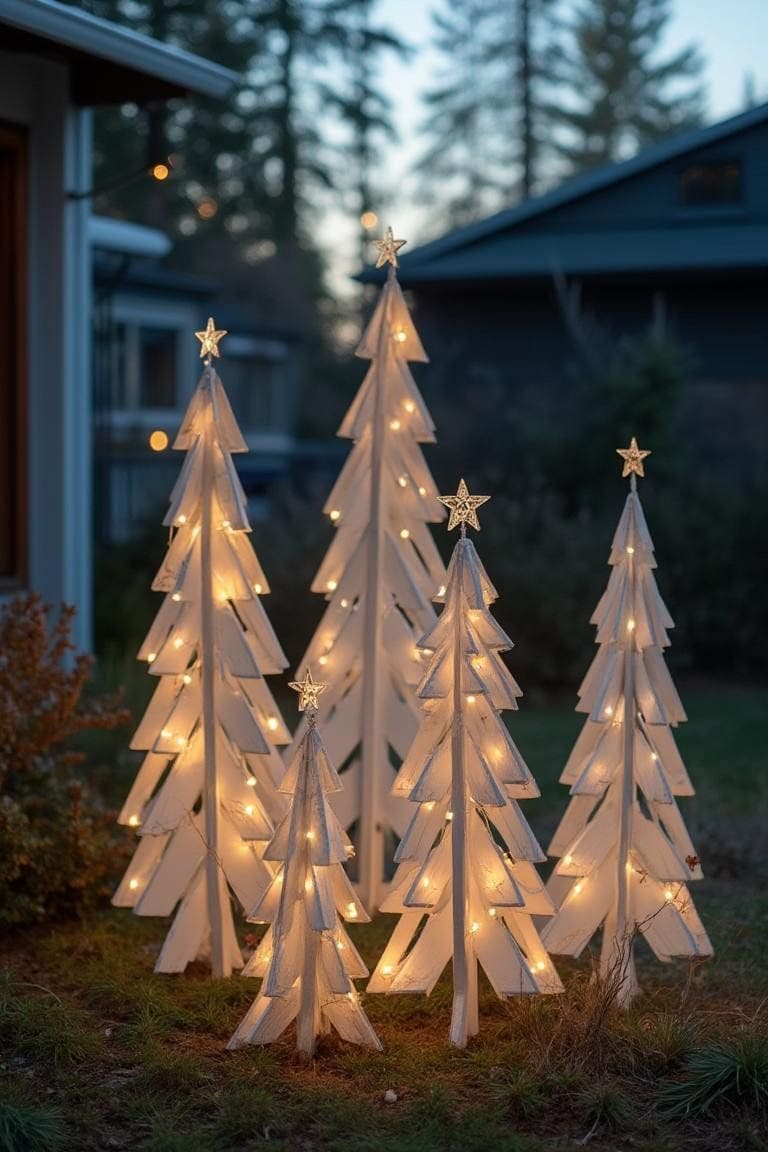 Glowing Wooden Tree Forest