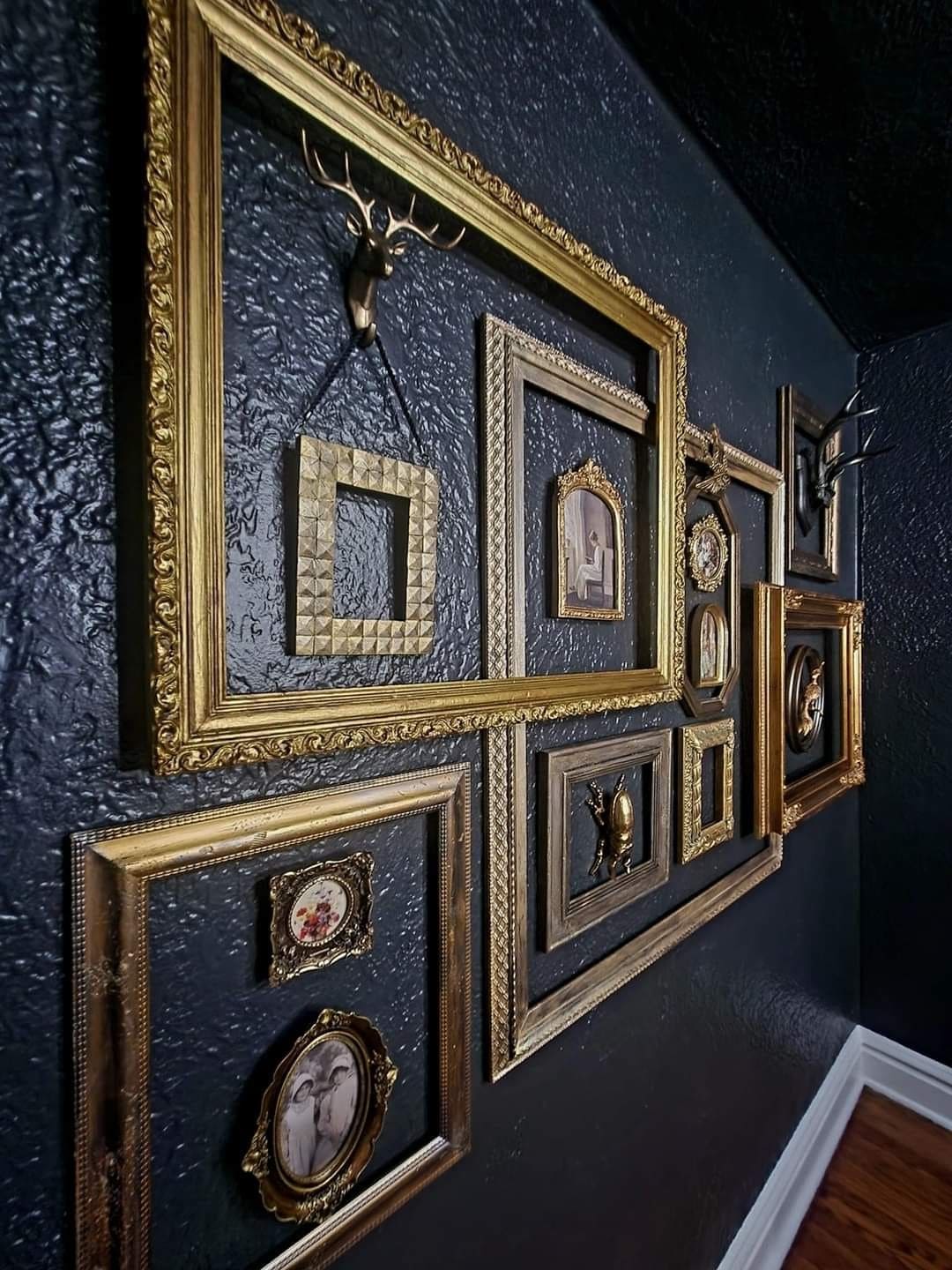 Golden Frames on Midnight Walls