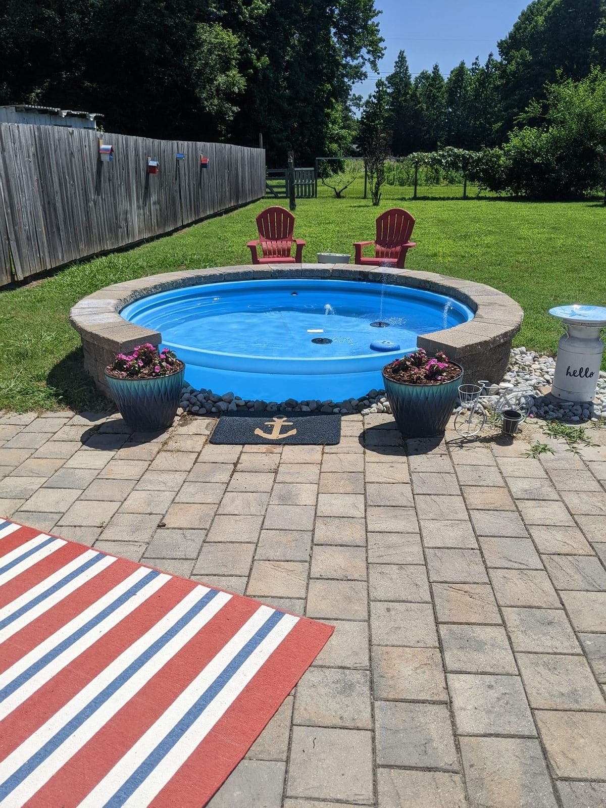 Patio Style Stock Tank Pool