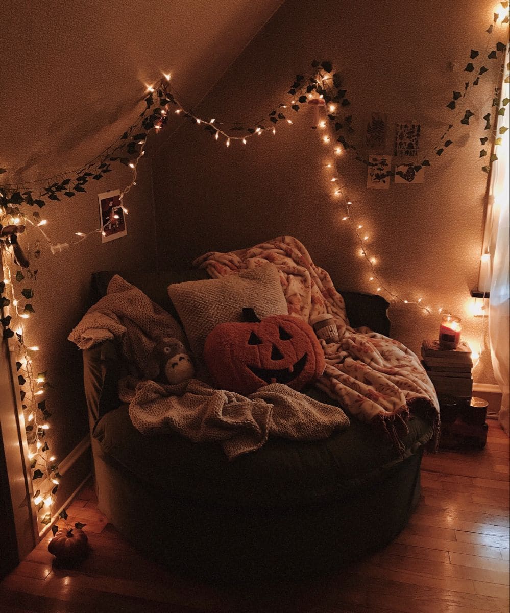 Pumpkin Glow Reading Corner