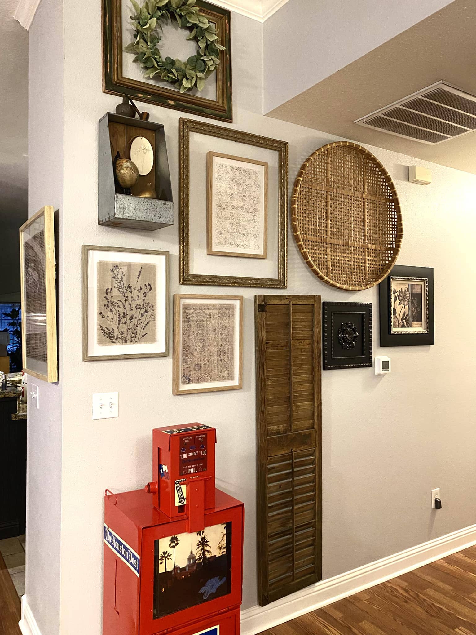 Rustic Eclectic Wall Story