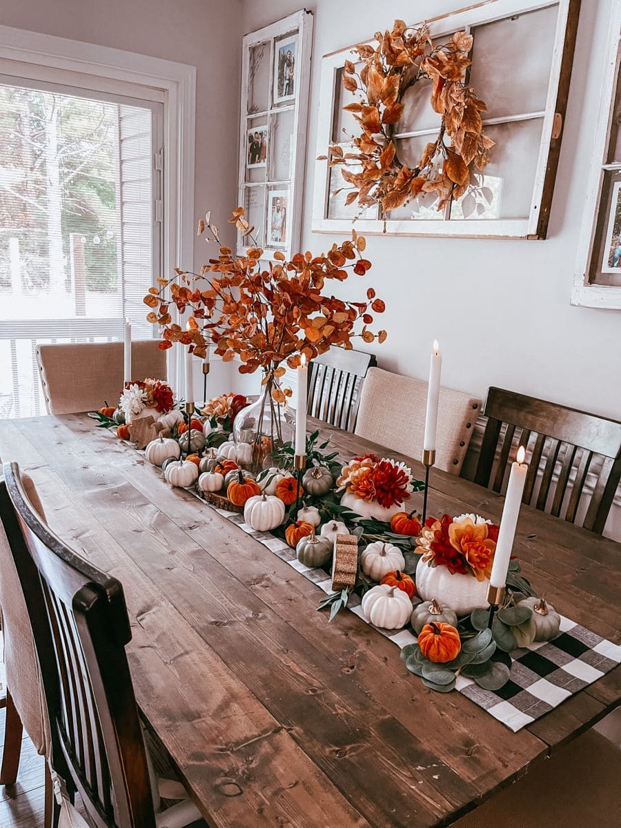 Rustic Pumpkin Harvest Centerpiece