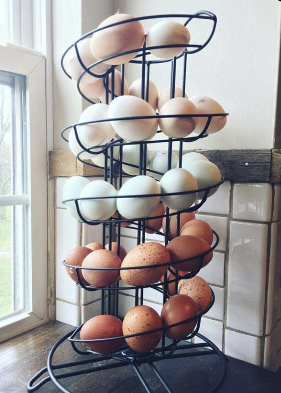 Spiral Metal Egg Dispenser
