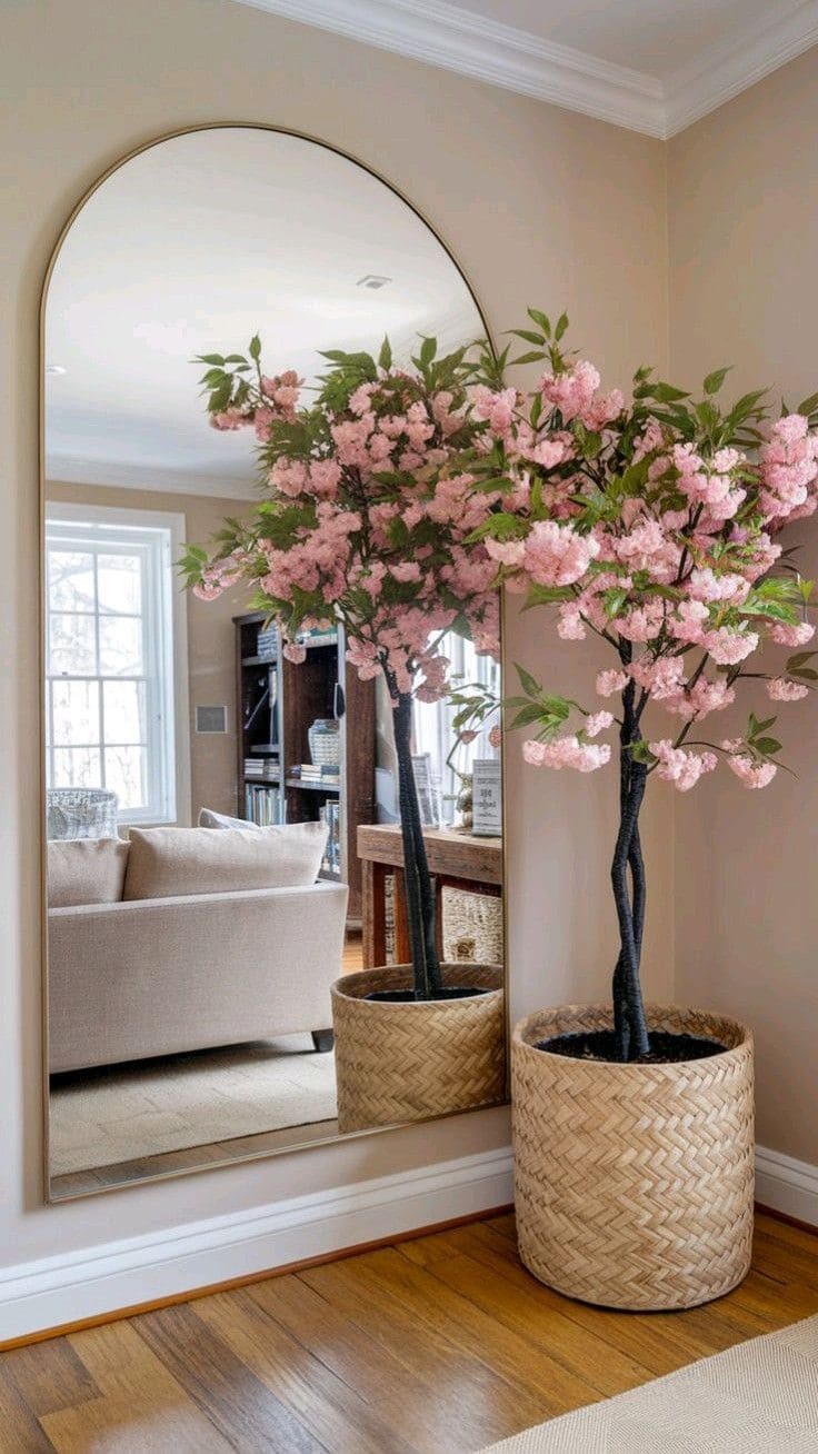 Blossoming Cherry Tree Display