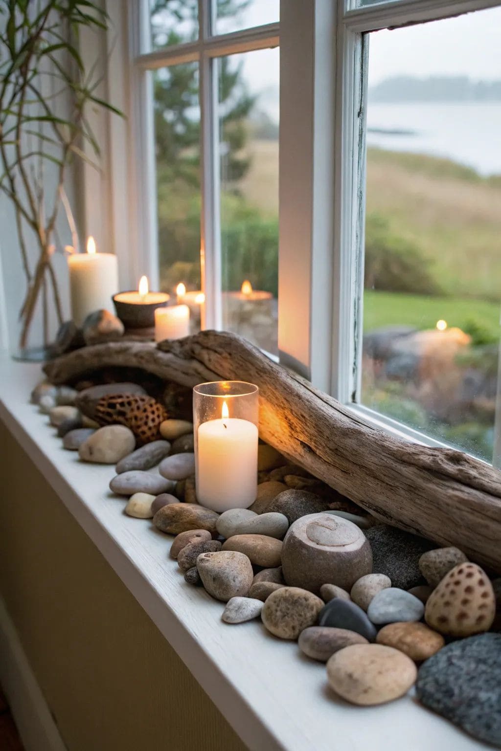 Coastal Glow Winter Window