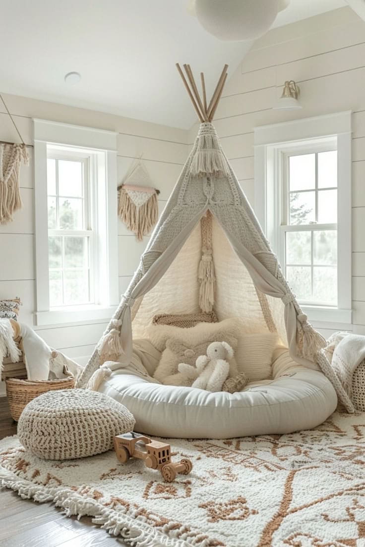 Cozy Knitted Teepee Haven