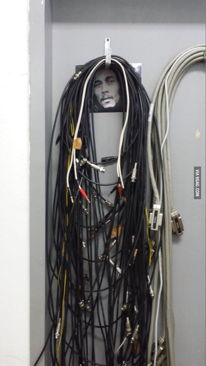 Creative Bob Marley Wire Holder