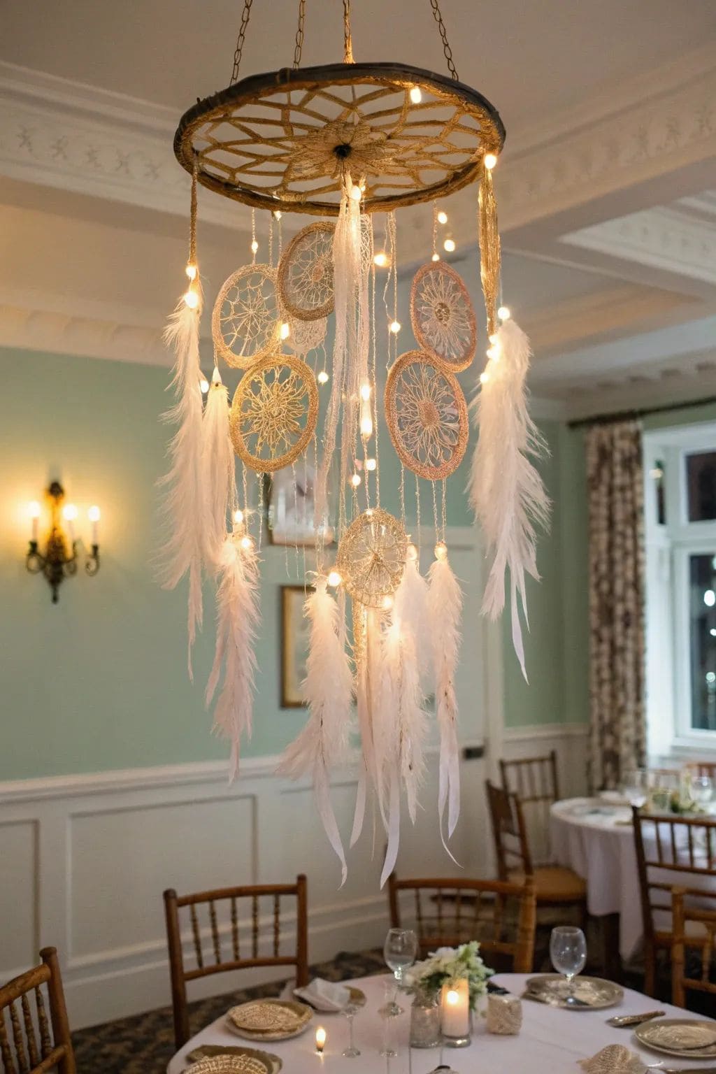Dreamcatcher Macramé Chandelier