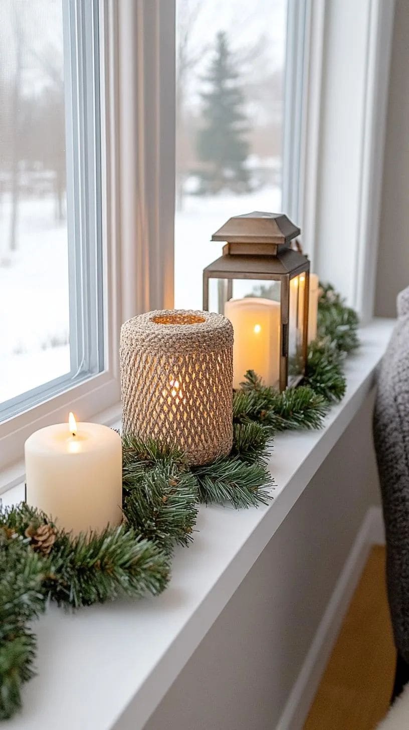 Evergreen and Lantern Glow