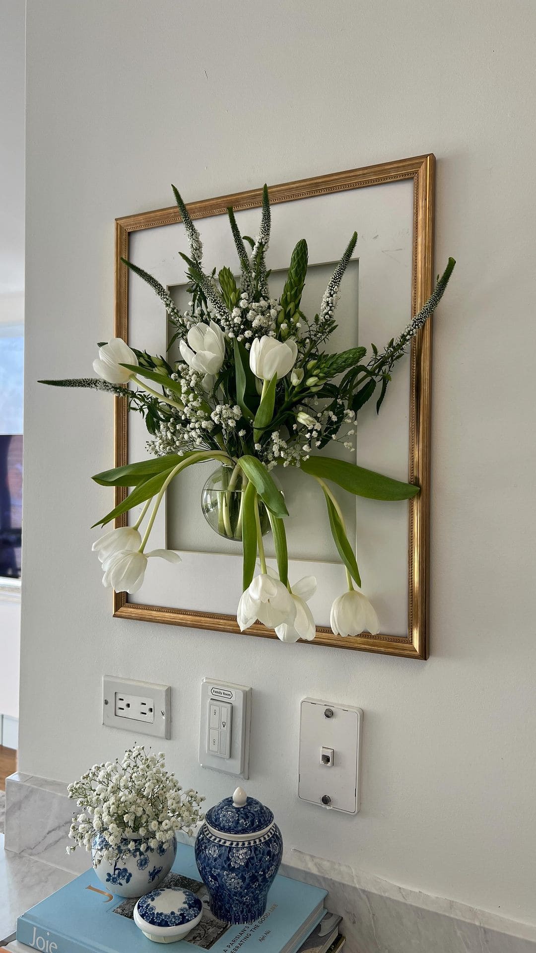 Framed Tulip Wall Display