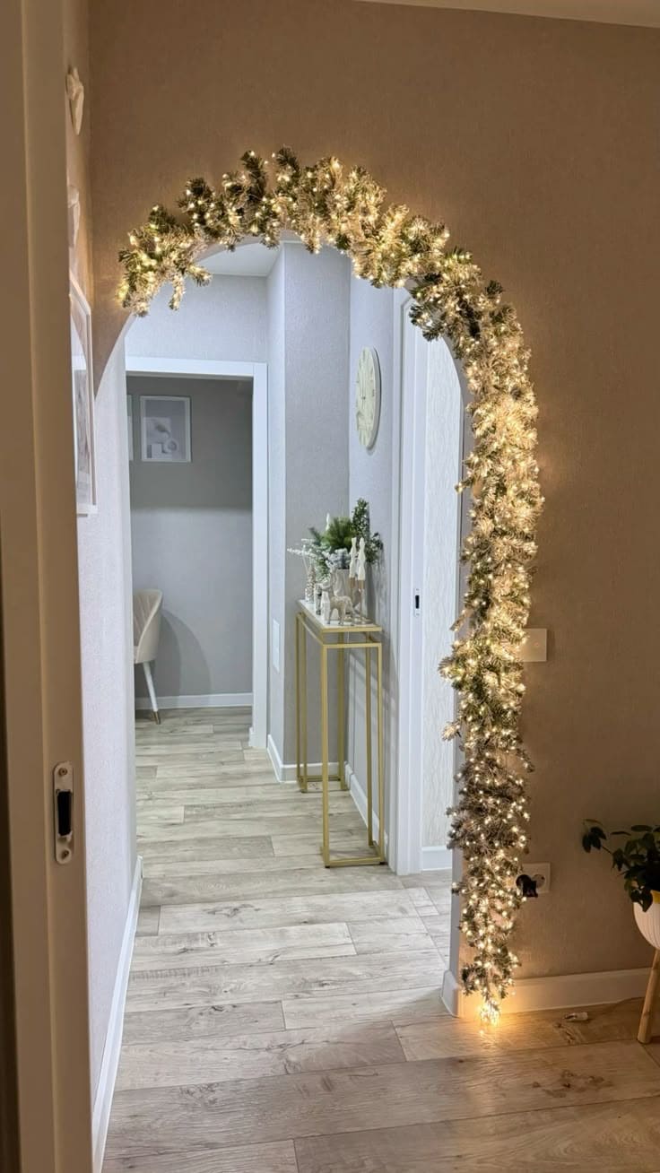 Frosted Glow Holiday Arch