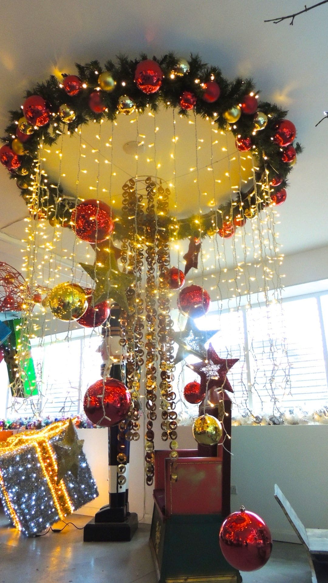 Grand Sparkling Ornament Chandelier