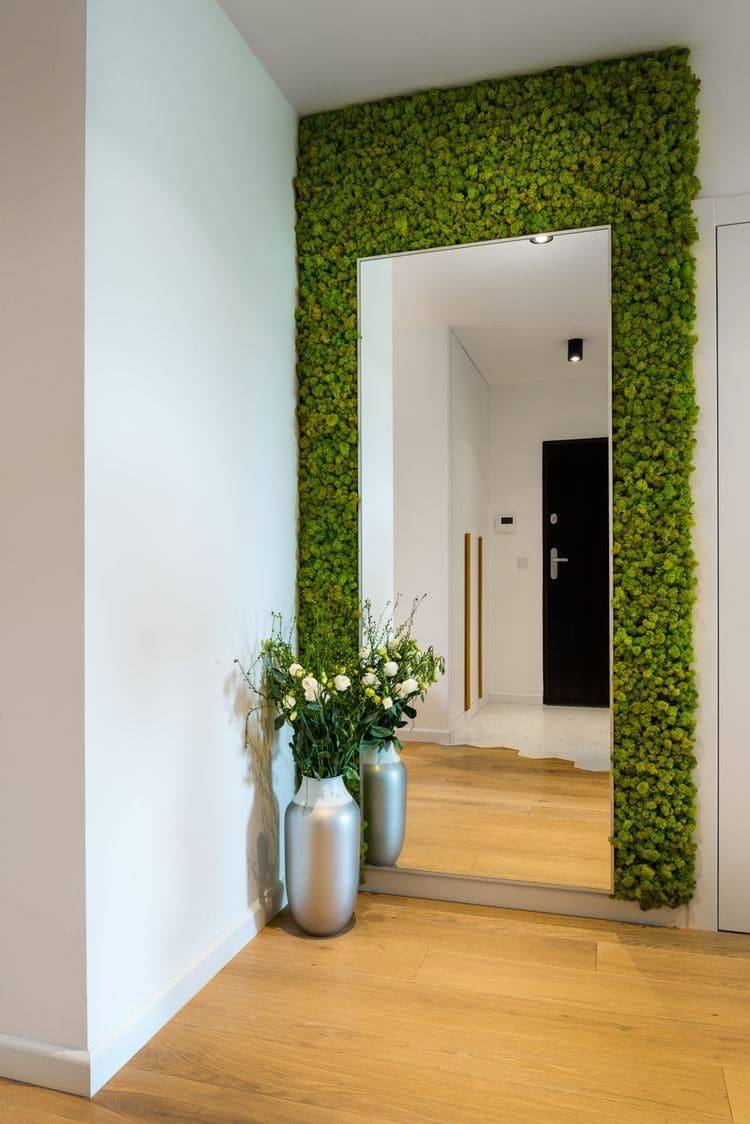Green Moss Frame Mirror