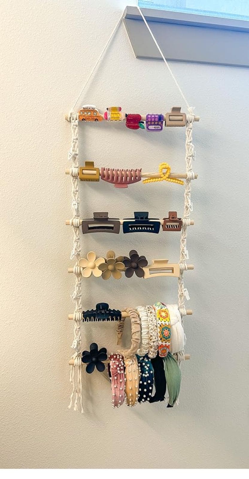 Hanging Hair Accessory Organizer