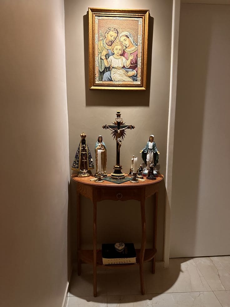 Holy Family Devotional Nook