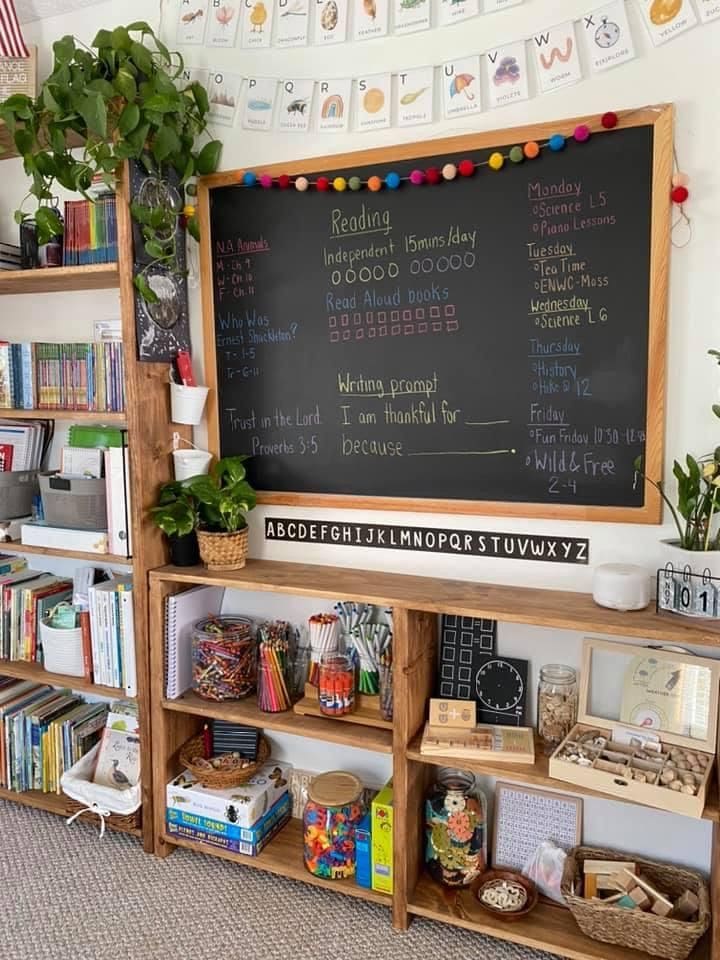 Homeschool Chalkboard Learning Hub