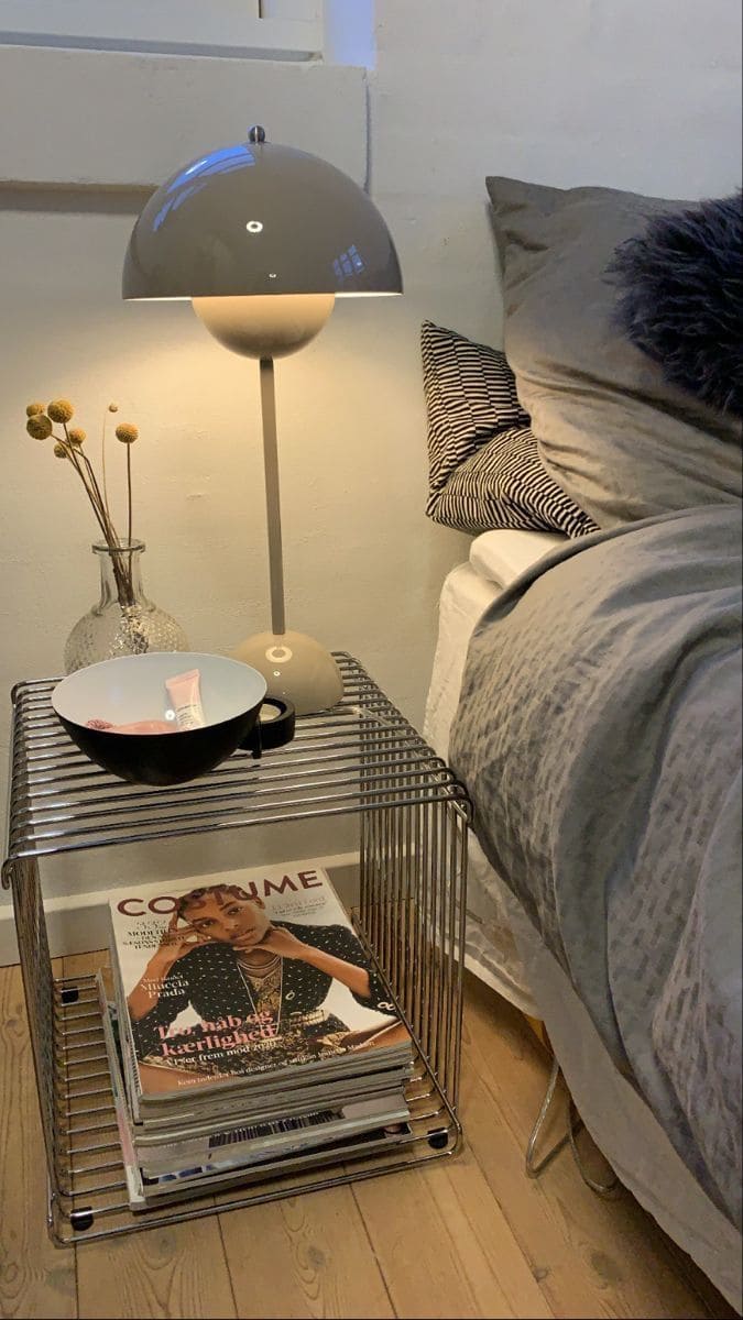 Minimalist Wire Frame Nightstand