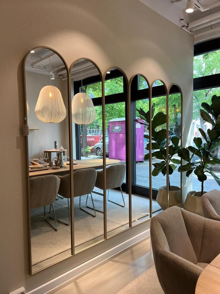 Modern Archway Mirror Ensemble