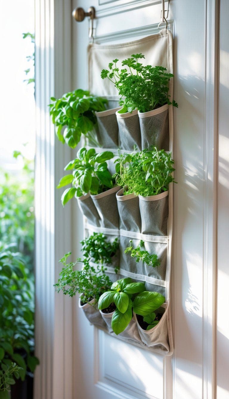 Over-the-Door Hanging Herb Garden