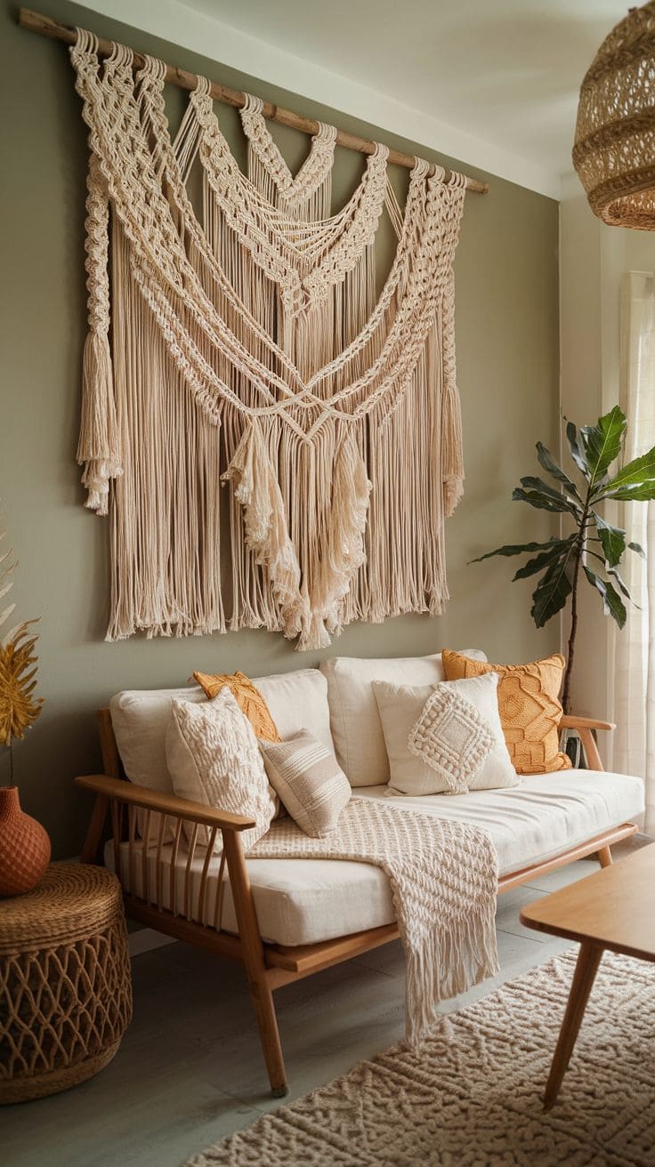Oversized Macramé Wall Hanging