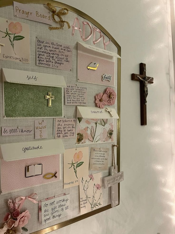 Personalized Prayer Board Corner