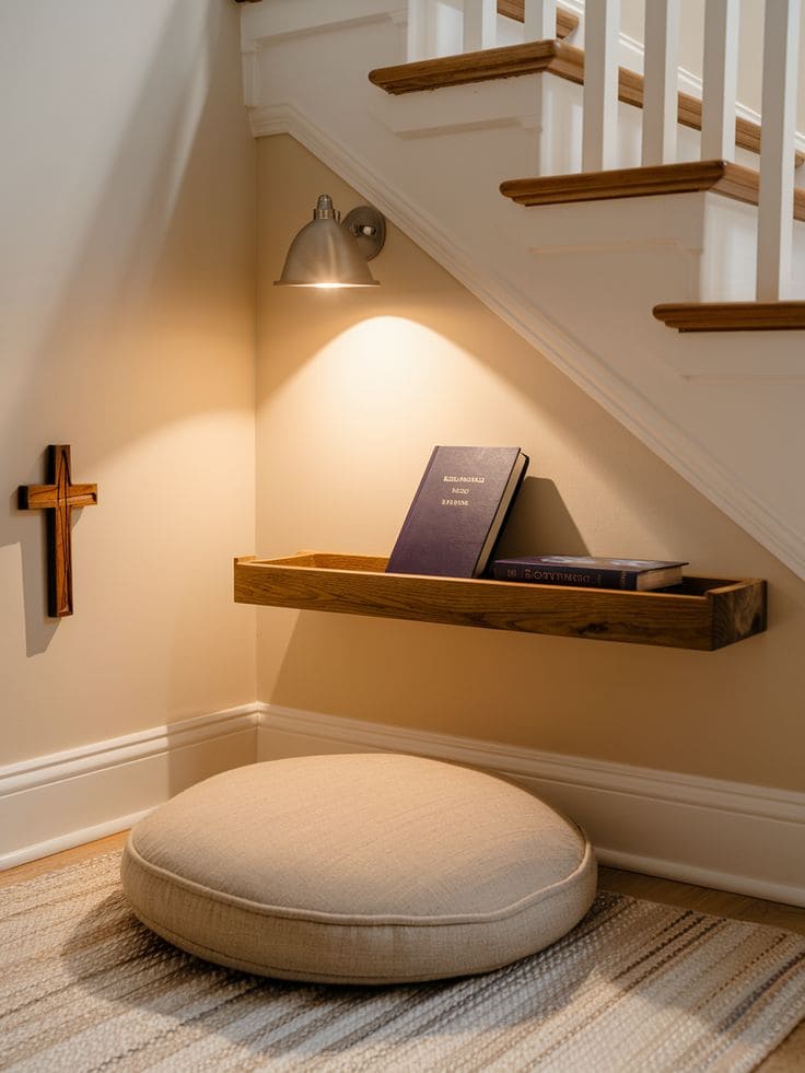 Quiet Corner Under Stairs