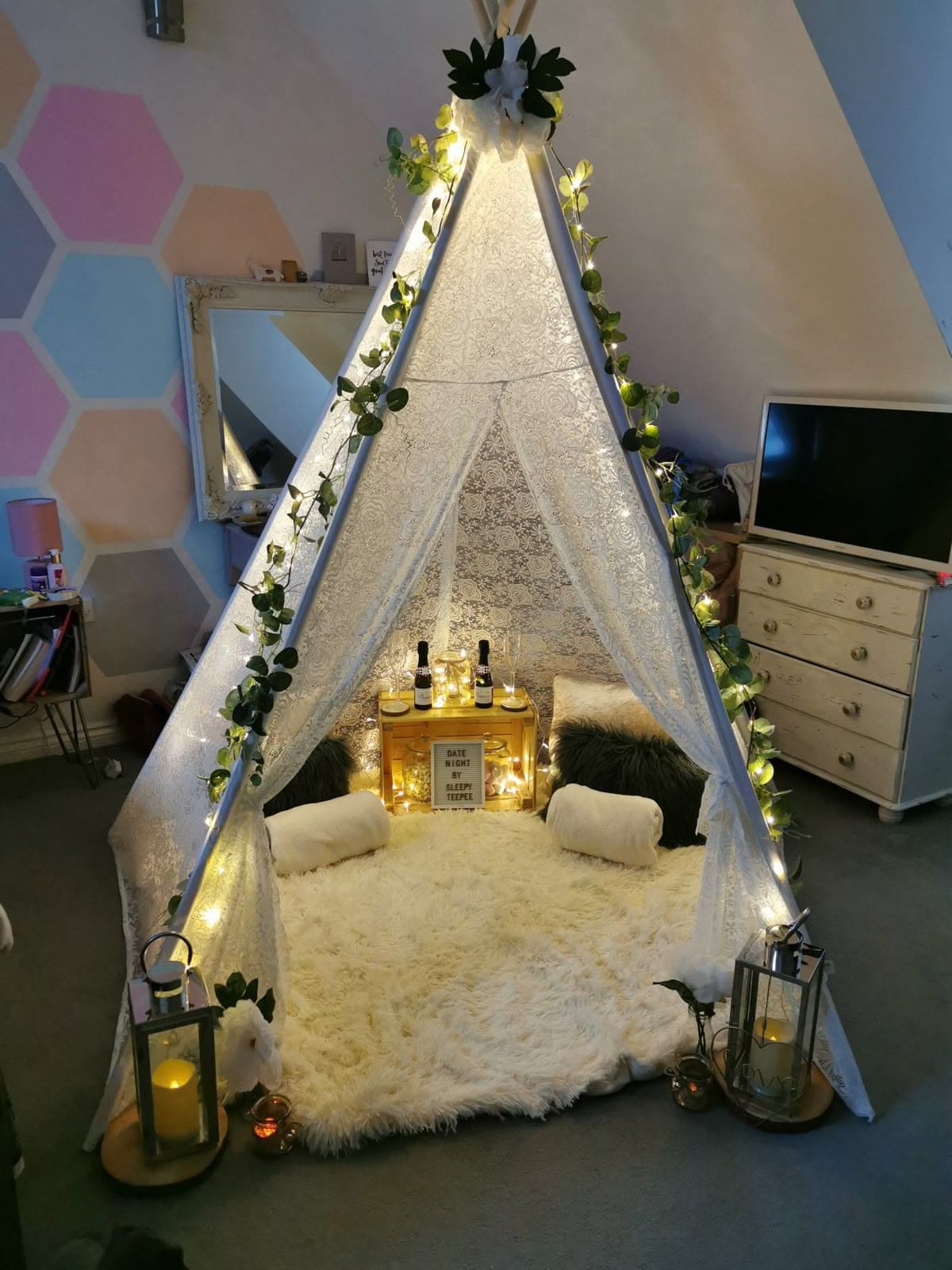 Romantic Lace Teepee Retreat