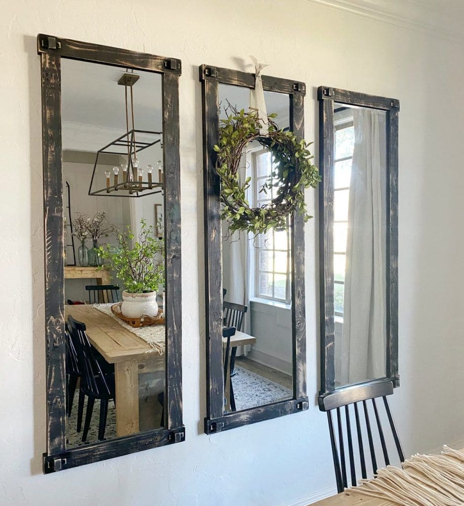 Rustic Charm Mirror Trio