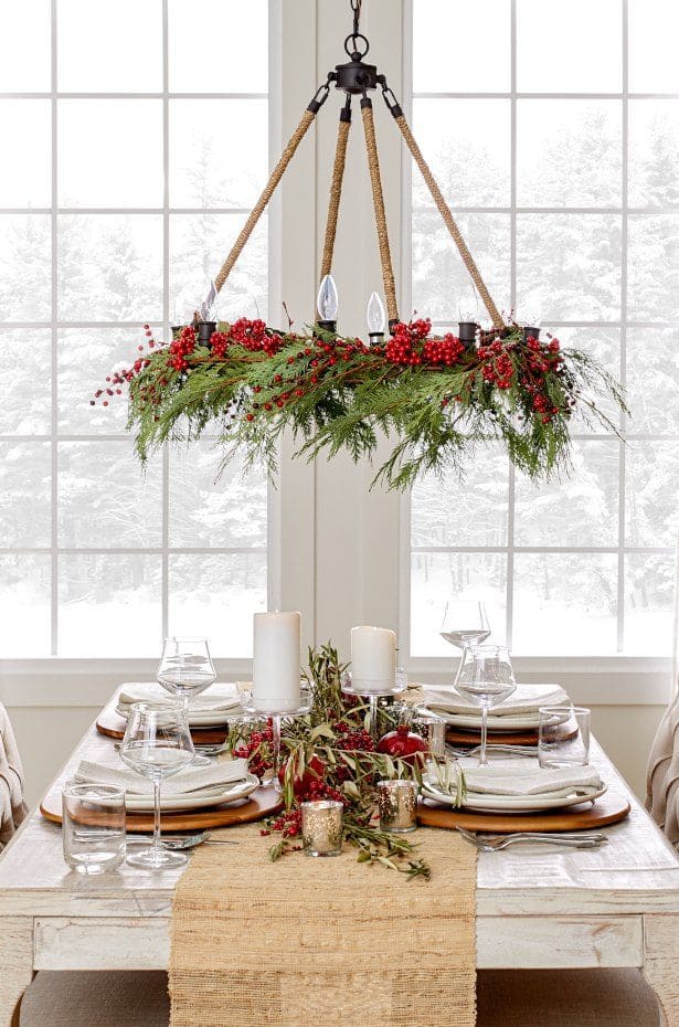 Rustic Red Berry Chandelier Charm