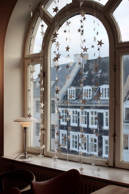 Shimmering Starry Window Display