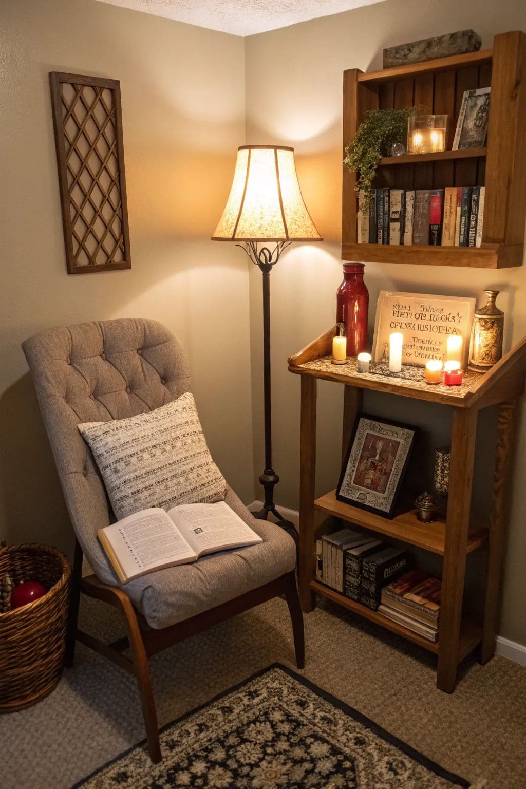 Warm Reading Prayer Corner