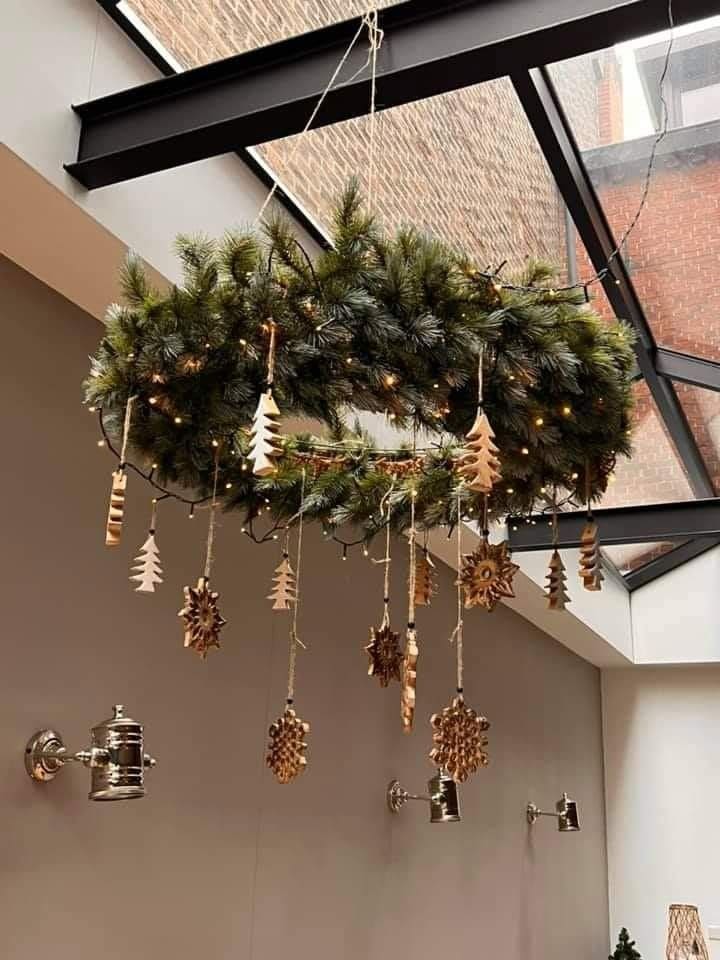 Woodland Charm Christmas Chandelier
