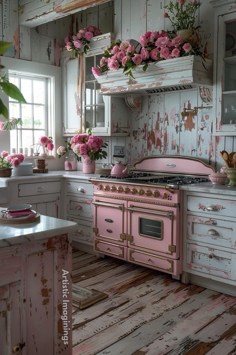 Blush Vintage Romance Kitchen