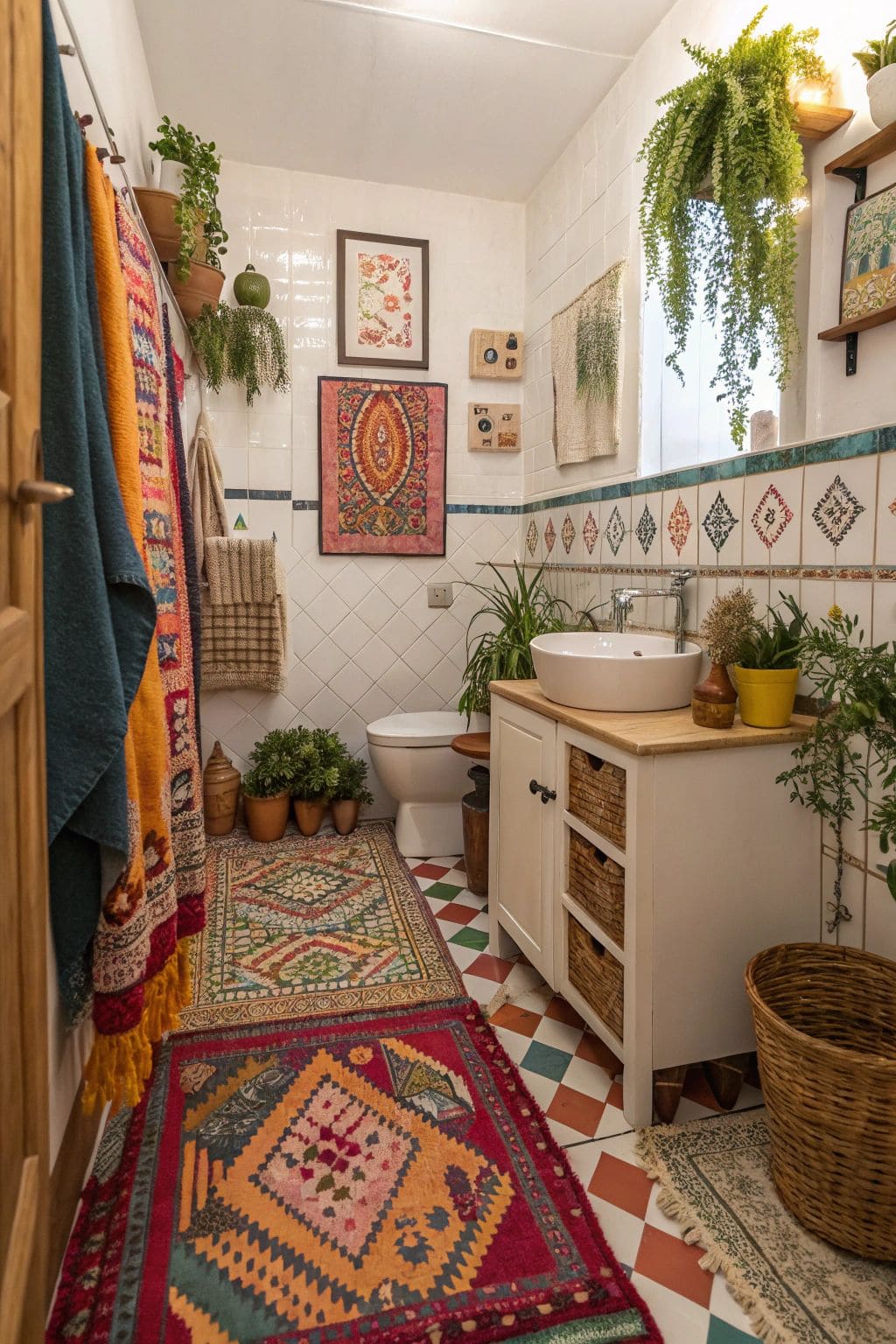 Bohemian Mexican Garden Bath
