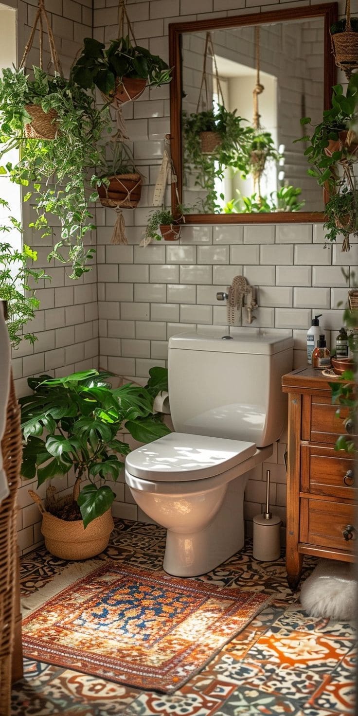 Botanical Bliss with Hanging Greenery