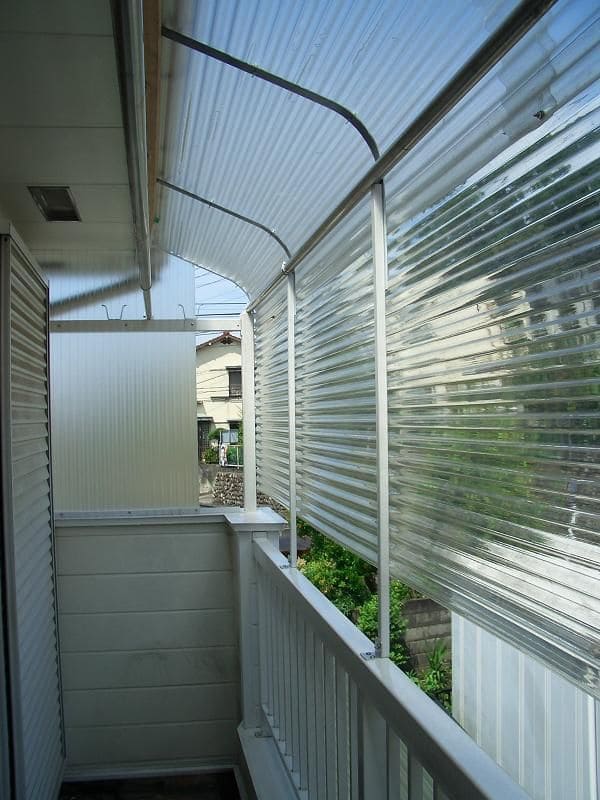 Clear Polycarbonate Balcony Cover