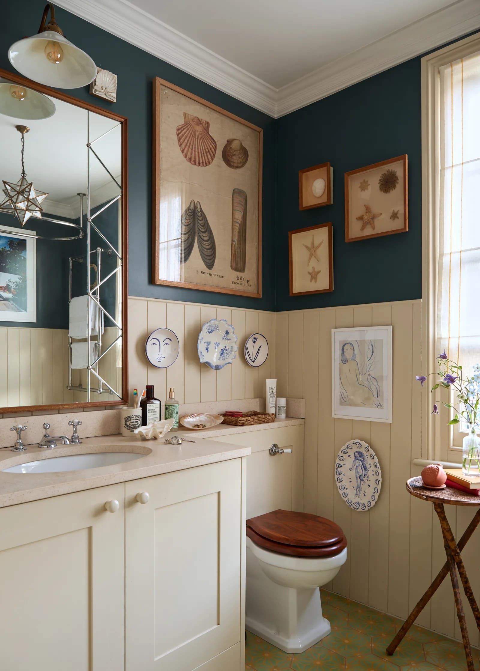 Coastal Charm Powder Room