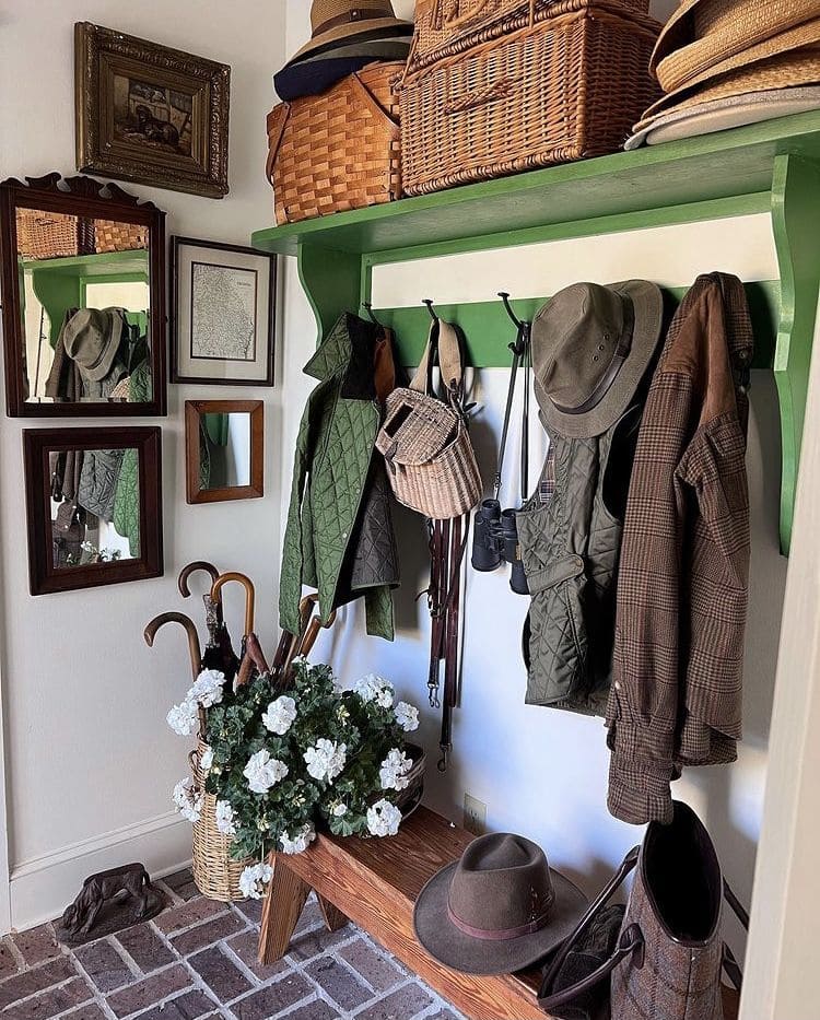 Country Charm Boot Room Nook