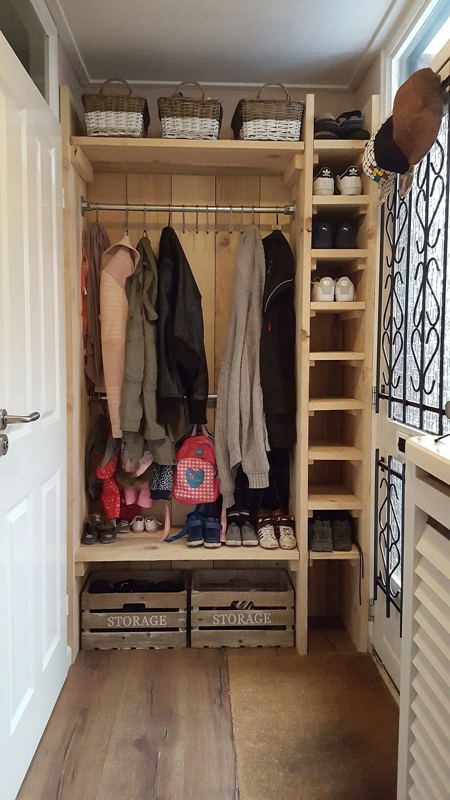 Cozy Compact Family Boot Nook